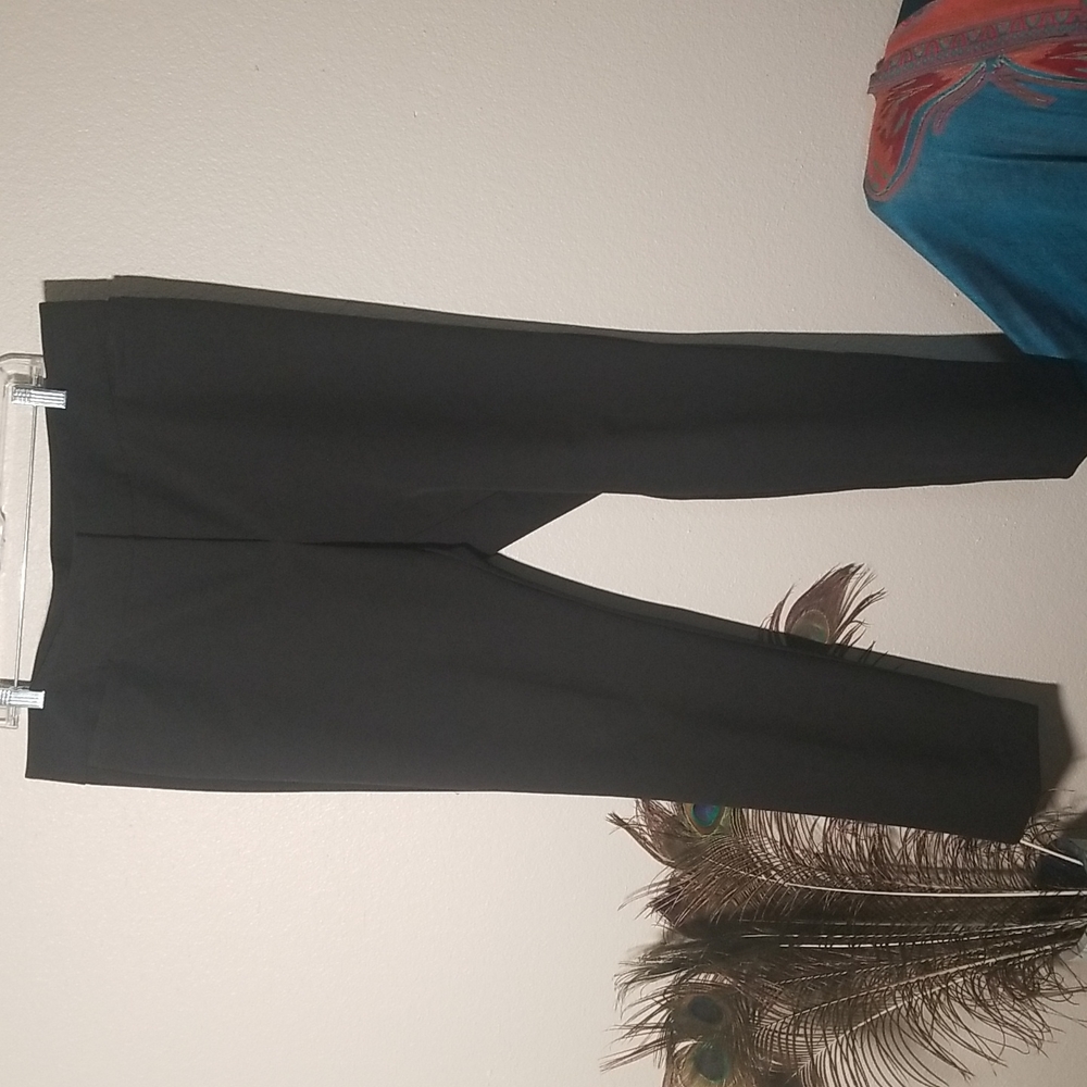 Ann Taylor Black Slim Leg Dress Pants